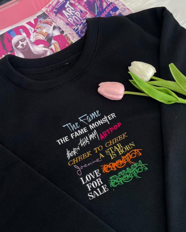 Lady GaGa Album – Emboroidered Sweatshirt