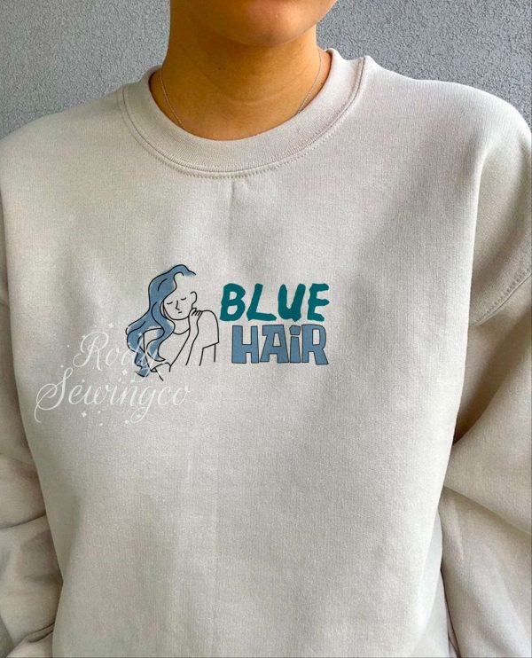 Blue hair TV Girl Shirt