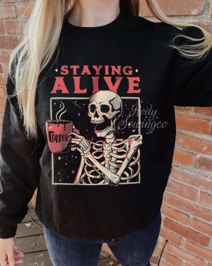 Halloween Staying Alive Shirt