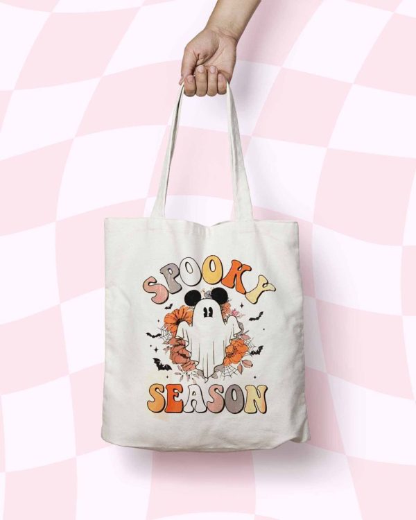 Spooky season tote bag