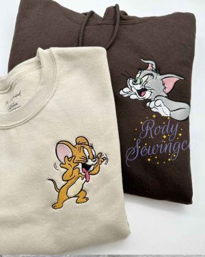 Tom & Jerry – Emboroidered Sweatshirt