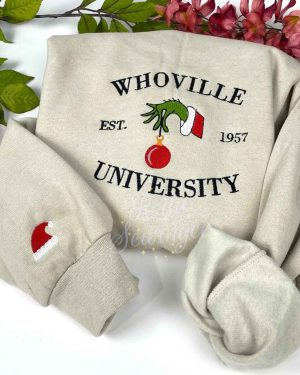 Whoville University – Emboroidered Sweatshirt