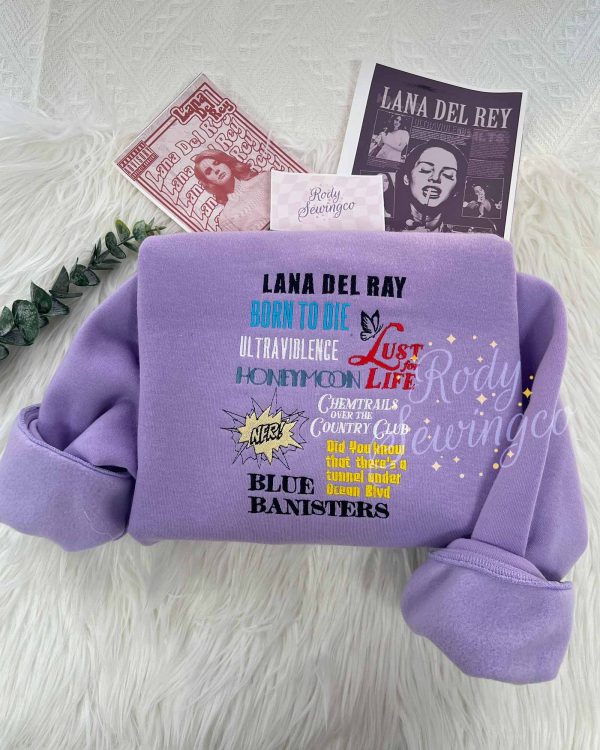 Lana Album List V2 – Emboroidered Sweatshirt