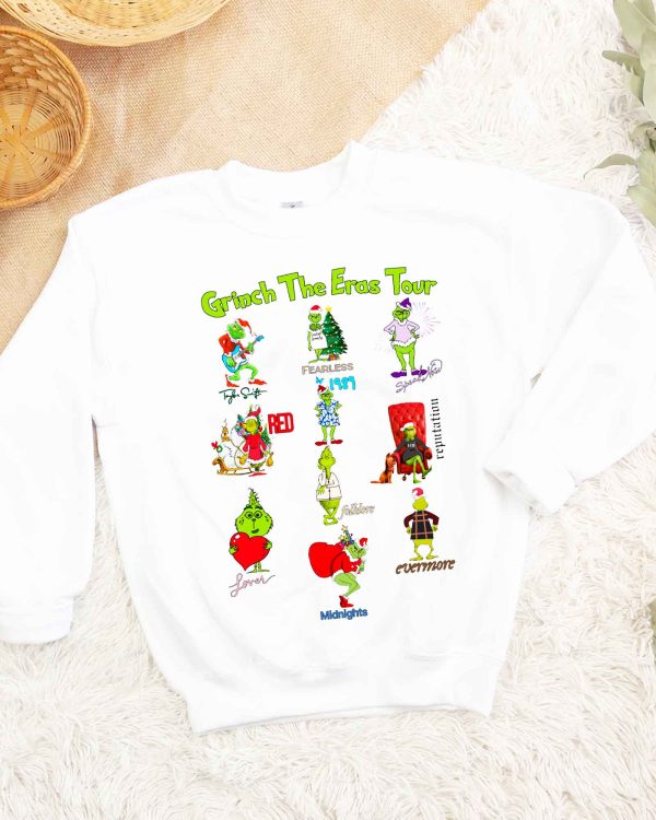 TS The eras Grinch – Kids Sweatshirt