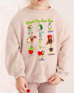 TS The eras Grinch – Kids Sweatshirt