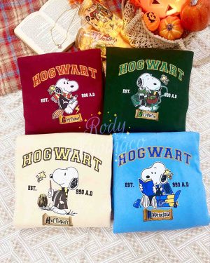 Snoopy HP Hogwarts house – Sweatshirt
