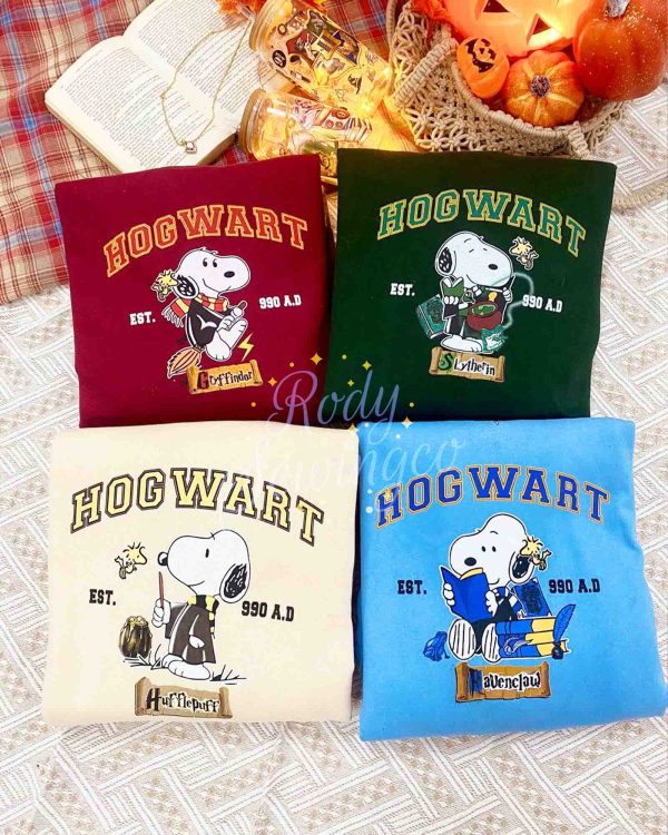 Snoopy HP Hogwarts house – Sweatshirt