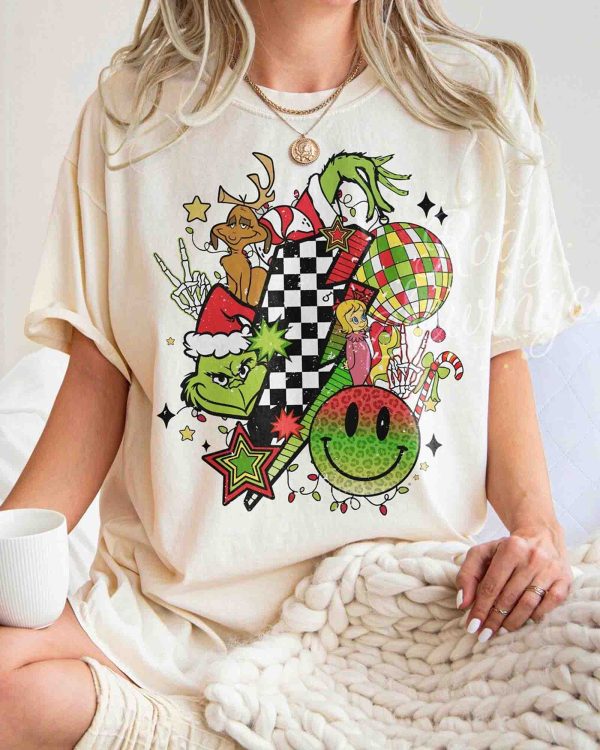 Grinch Retro Ball – Sweatshirt