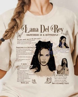 Lana Vintage Happiness is Butterfly – Shirt