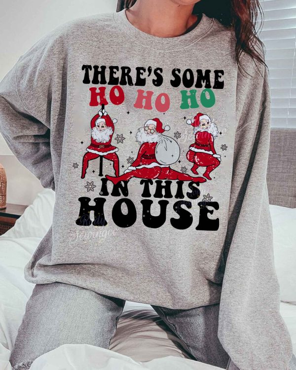 Santa Wap in this house V2 – Sweatshirt