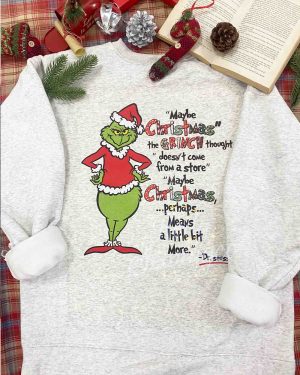Merry Xmas Grinch Typo – Sweatshirt