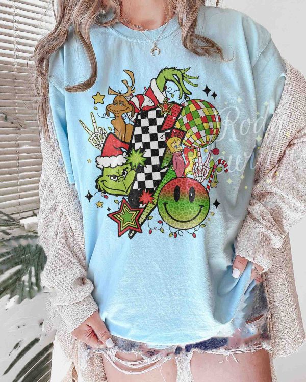 Grinch Retro Ball – Sweatshirt