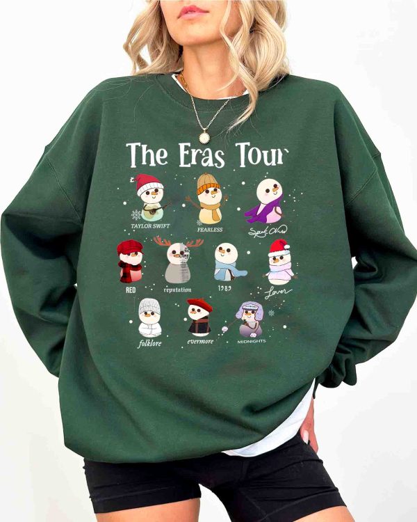 TS The Eras Tour Snowman Xmas  – Sweatshirt