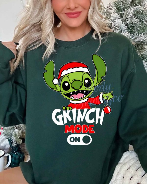 Stitch Grinch mode on – Sweatshirt