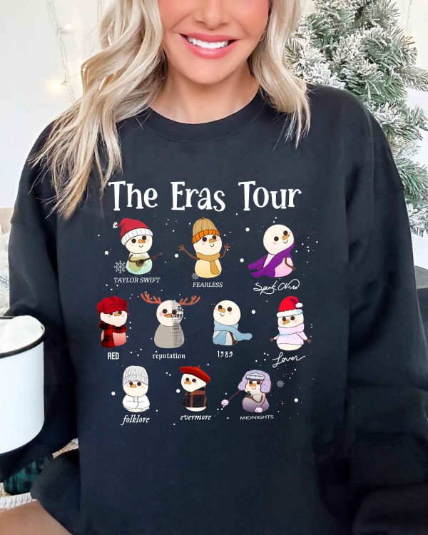 TS The Eras Tour Snowman Xmas  – Sweatshirt