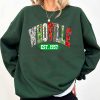 Grinch ooh aaah mhmm Christmas – Emboroidered Sweatshirt