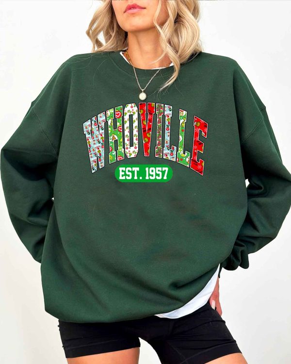 Whoville est 1957 Xmas  – Sweatshirt