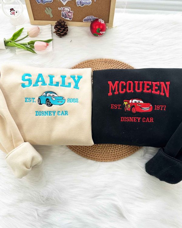 Mc Queen and Sally – Emboroidered Sweatshirt