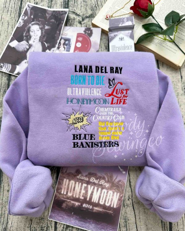 Lana Album List V2 – Emboroidered Sweatshirt