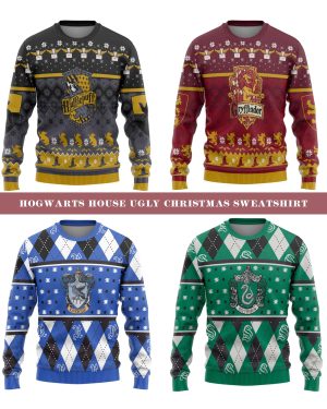 Wizard House Ugly Christmas Sweatshirt