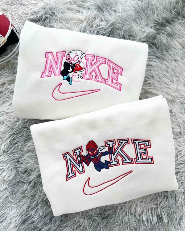 Spiderman and Gwen – Emboroidered Sweatshirt