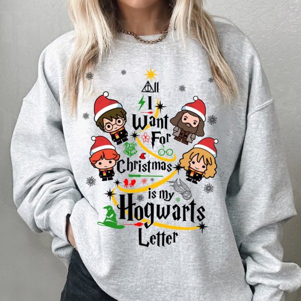 All i want for Christmas is my Hogwarts letter V2 – Sweatshirt