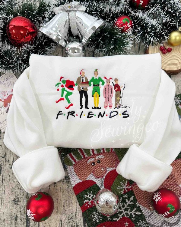 Friends Movie Christmas – Emboroidered Sweatshirt