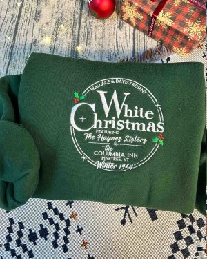 White Christmas – Emboroidered Sweatshirt