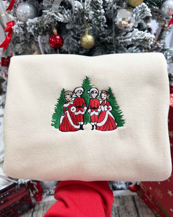 Sister Sister Christmas – Emboroidered Sweatshirt