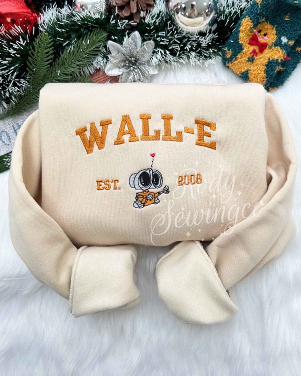 Wall-e & Eve V2 – Emboroidered Sweatshirt