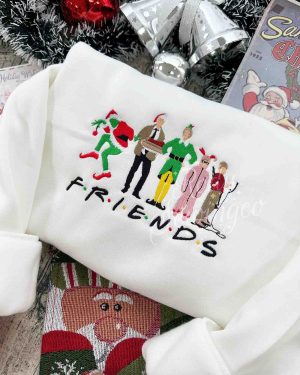 Friends Movie Christmas – Emboroidered Sweatshirt