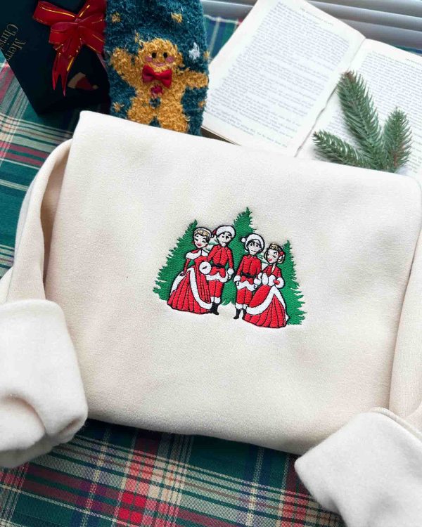 Sister Sister Christmas – Emboroidered Sweatshirt
