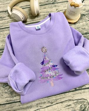 Merry And Bright – Emboroidered Sweatshirts