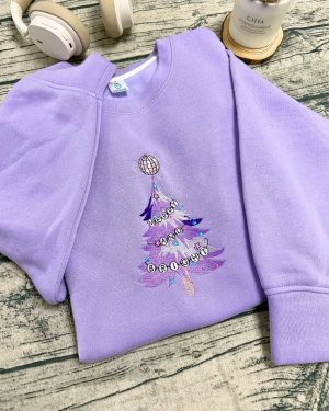 Merry And Bright – Emboroidered Sweatshirts