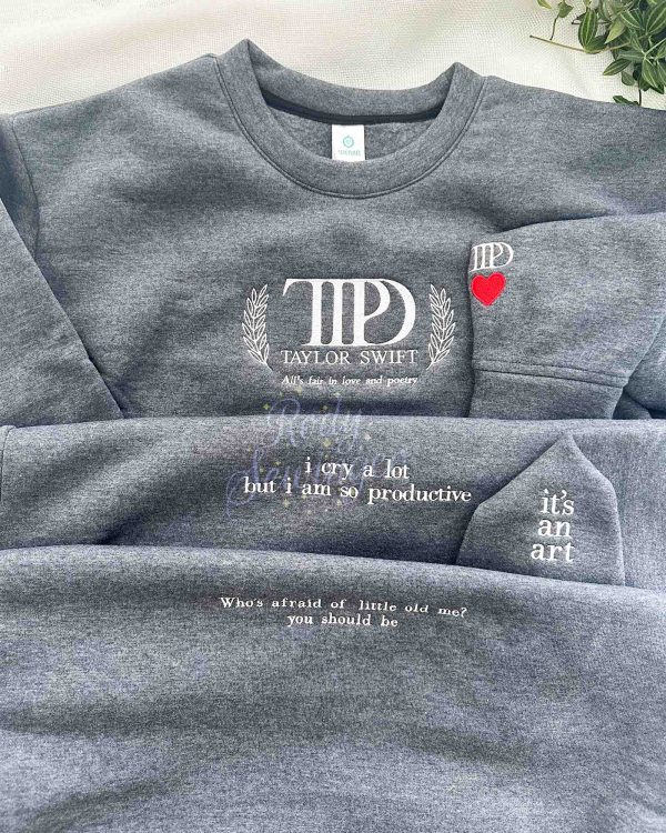 T.S TTPD – Emboroidered Sweatshirt