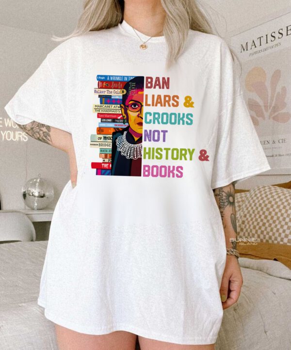 RBG With The Banned Books Shirts