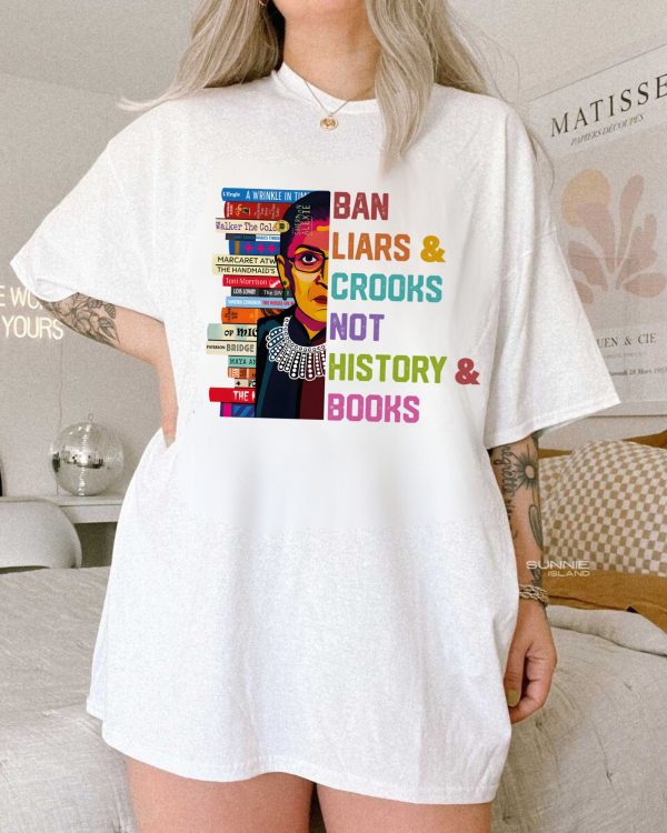 RBG With The Banned Books Shirts