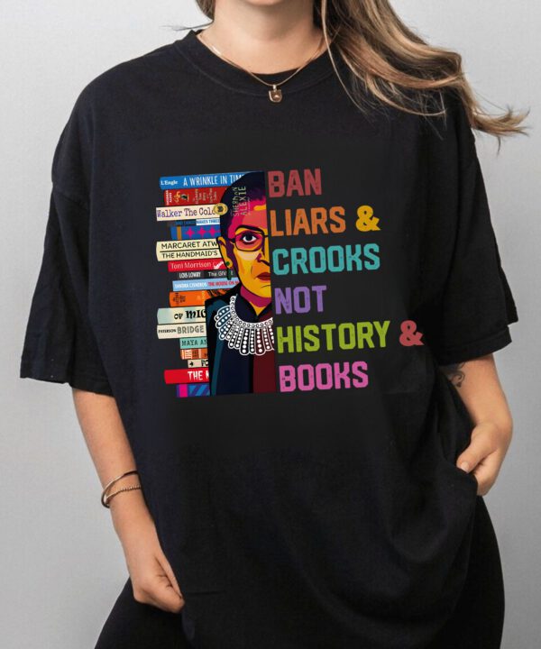 RBG With The Banned Books Shirts