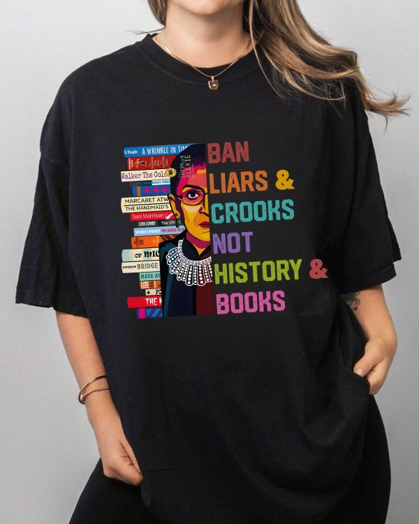 RBG With The Banned Books Shirts