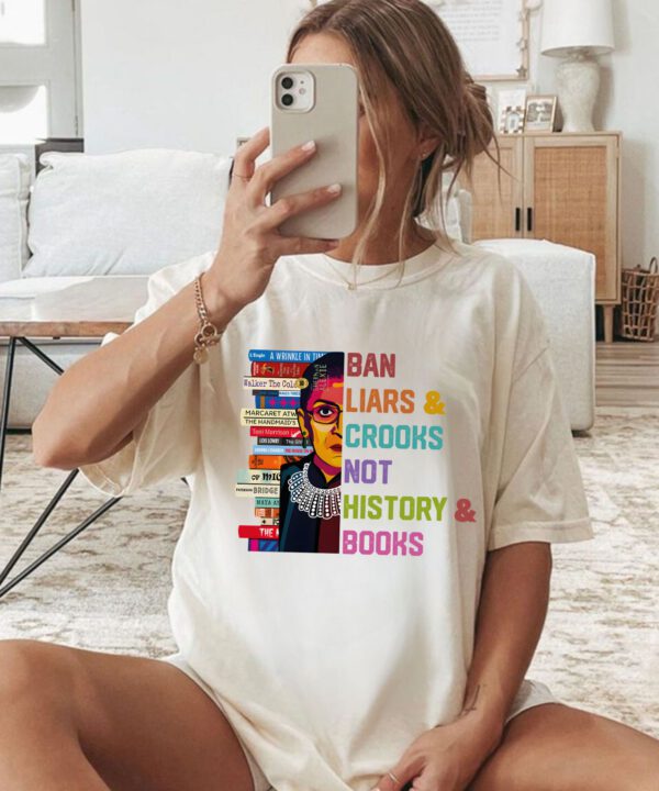 RBG With The Banned Books Shirts