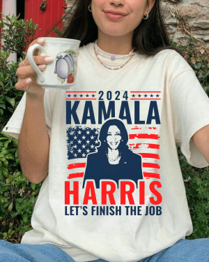 Kamala Harris Let’s Finish The Job 2024 Shirts