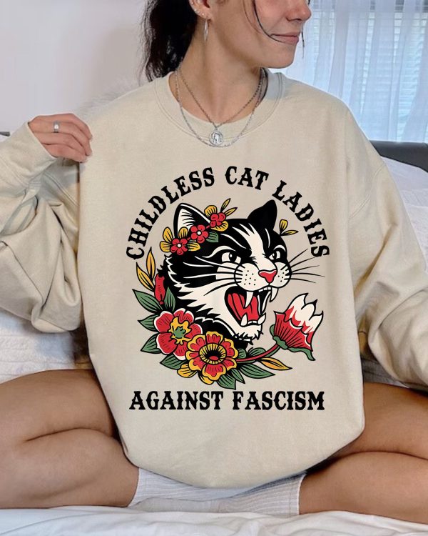 Childless Cat Ladies Against Fascism Shirts