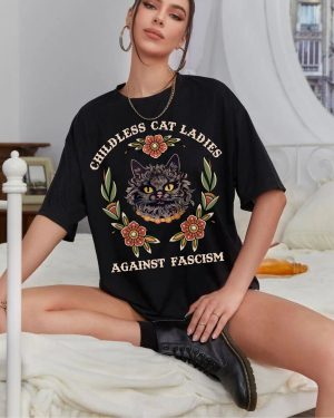 Childless Cat Ladies Against Fascism V2 2024 Shirts