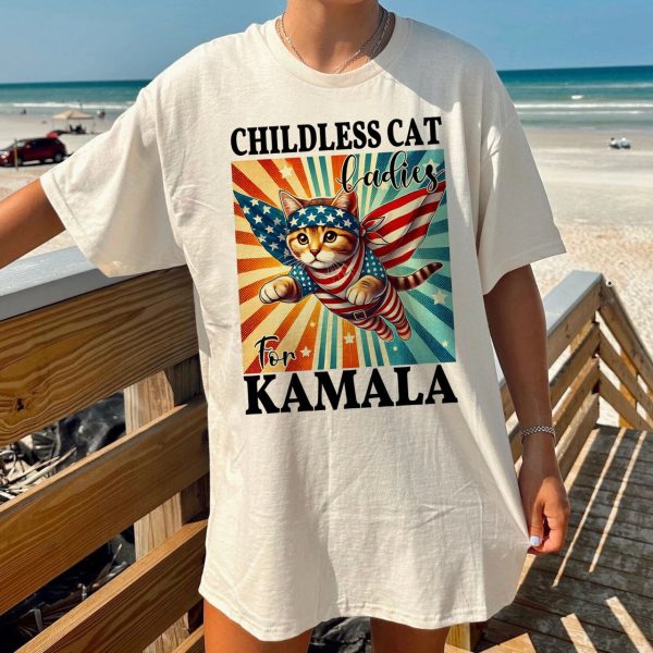 Childless Cat For Kamala Shirts