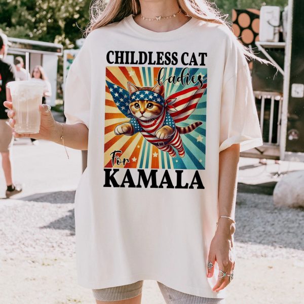 Childless Cat For Kamala Shirts