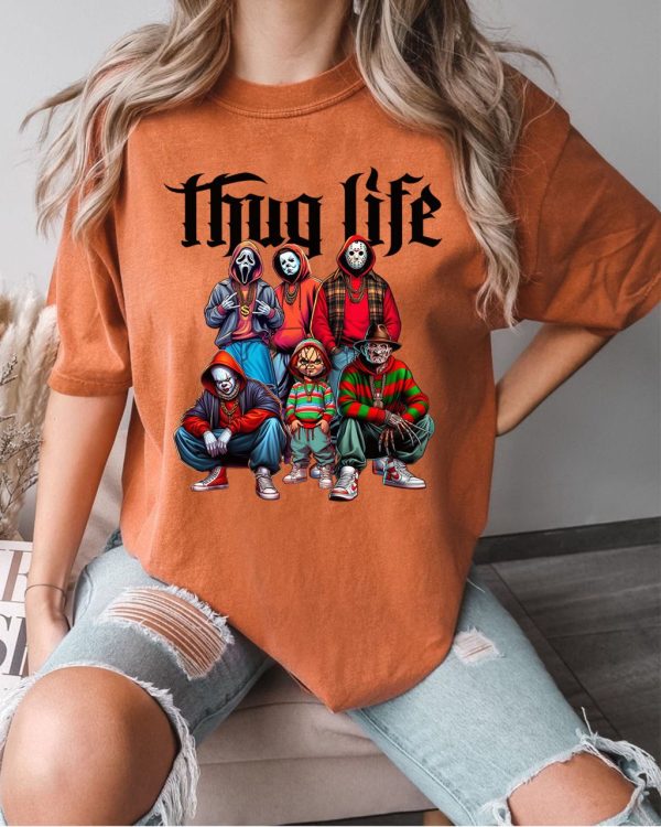 Thug Life Horror V2 Halloween Shirt – Sweatshirts