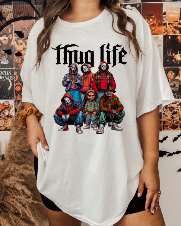 Thug Life Horror V2 Halloween Shirt – Sweatshirts