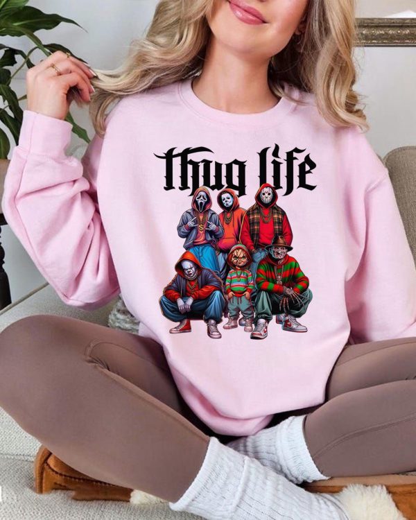 Thug Life Horror V2 Halloween Shirt – Sweatshirts