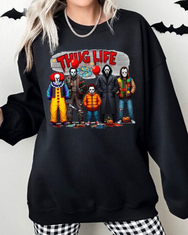 Thug Life Horror V3 Halloween Shirt – Sweatshirts