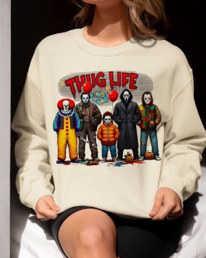 Thug Life Horror V3 Halloween Shirt – Sweatshirts